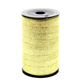 Ringelband metallic glitter gold (Kein Glitzerverlust).
 