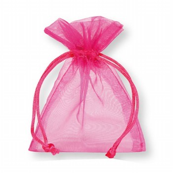 Organza Geschenktüte rosa.
 